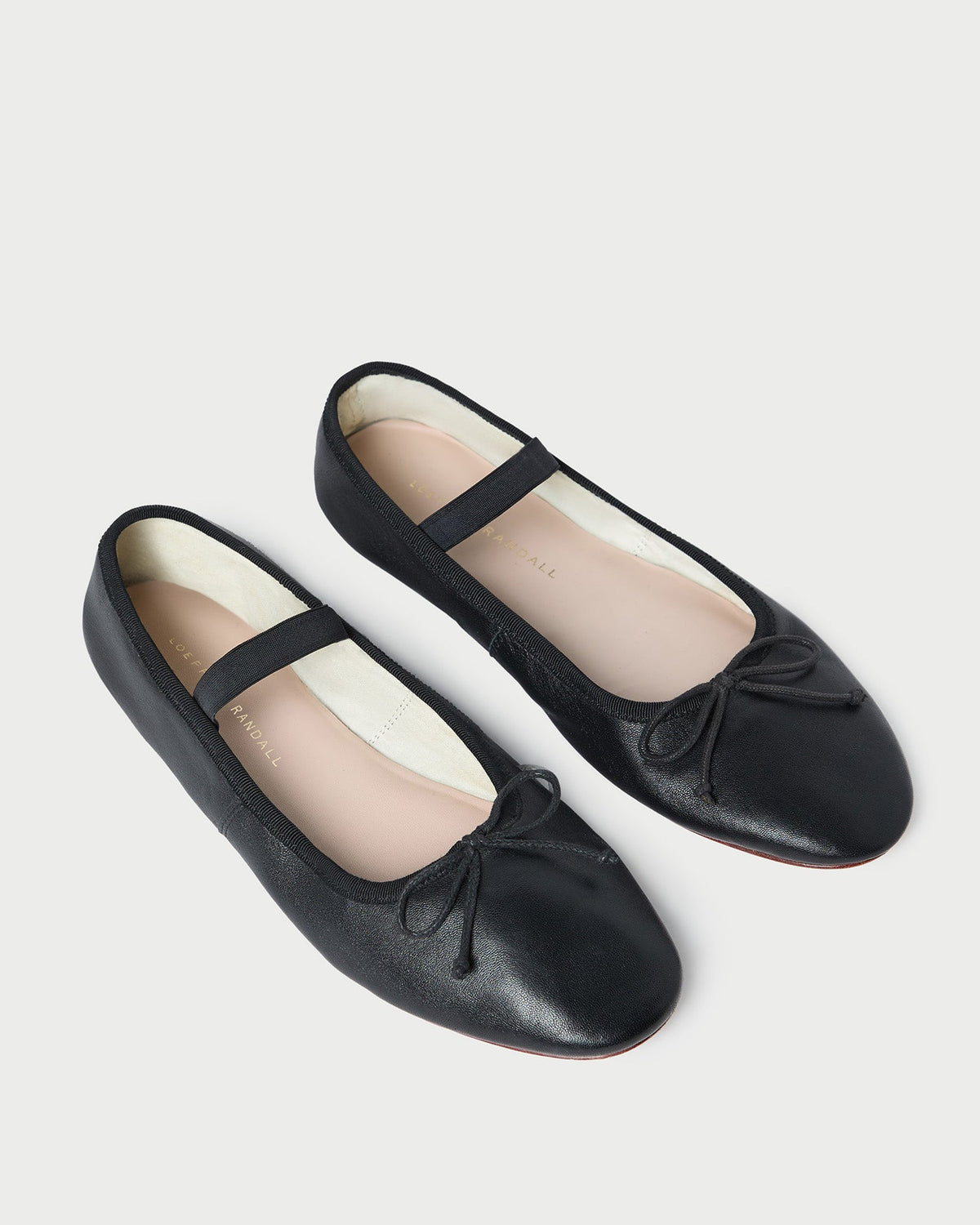Loeffler Randall Recommended - Leonie Black Leather Ballet Flat