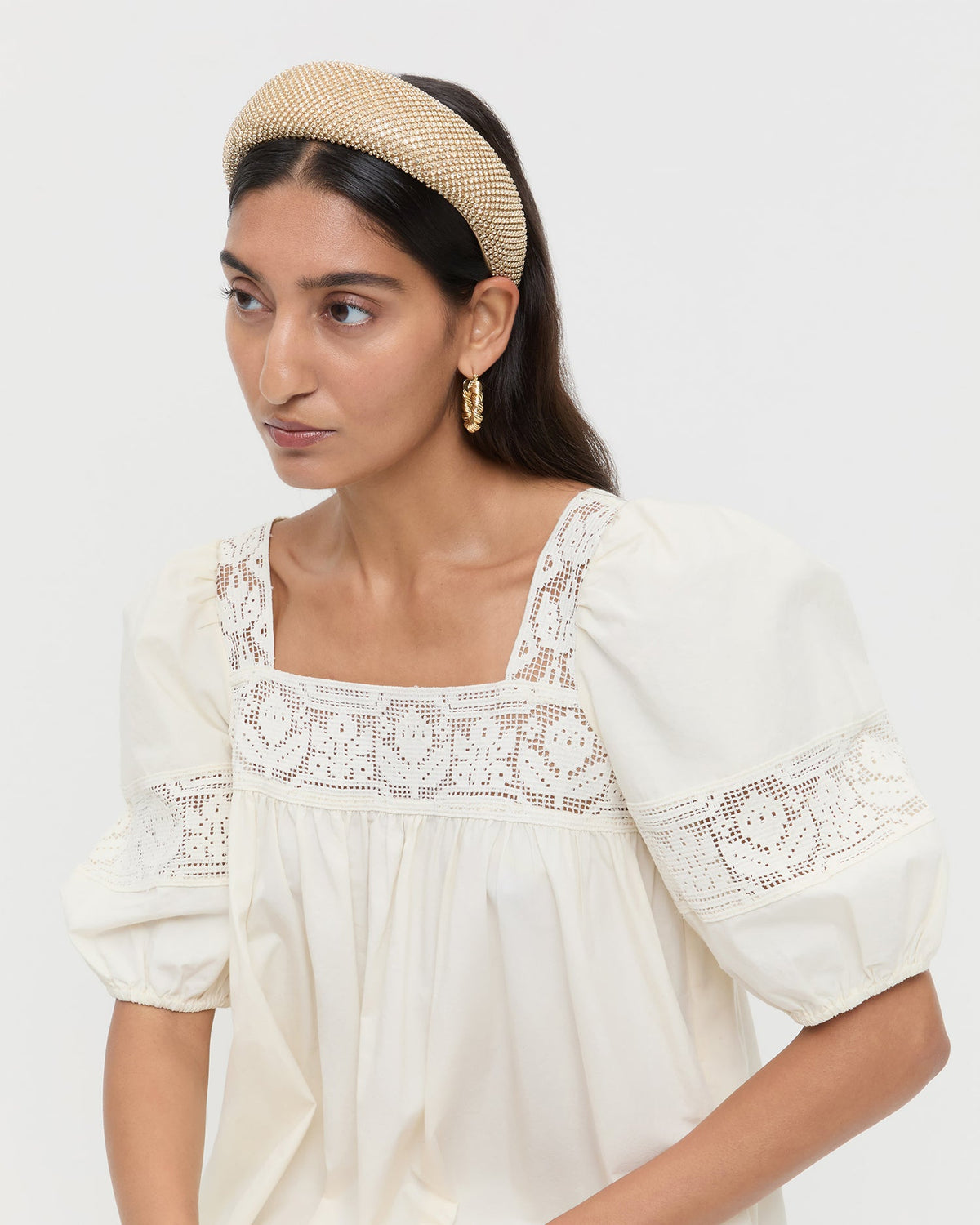 Loeffler Randall Latest - Bellamy Gold Diamanté Headband