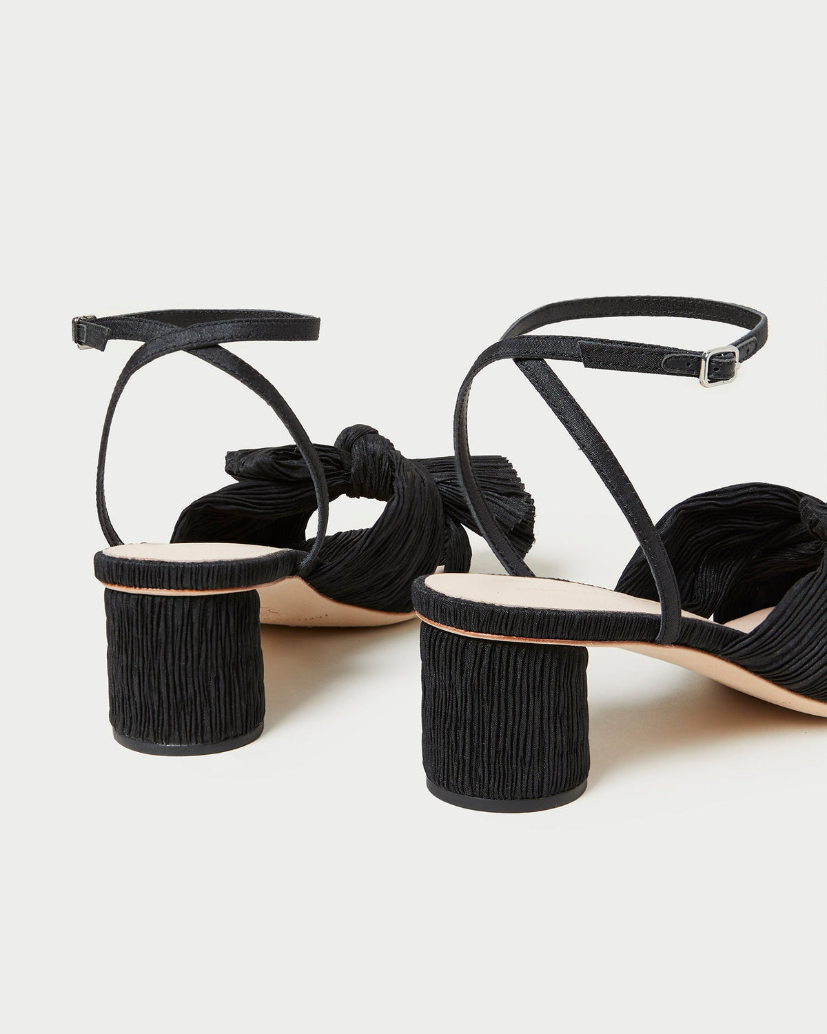 Loeffler Randall Everyday - Dahlia Black Pleated Bow Heel