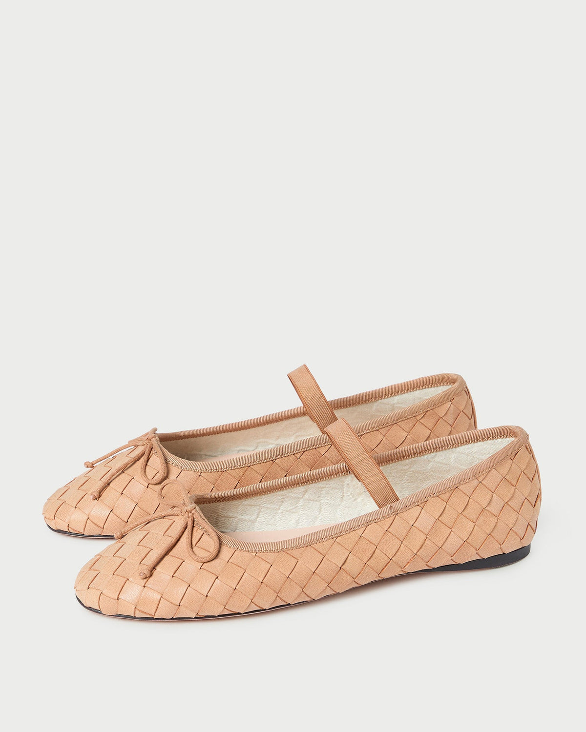 Loeffler Randall Exclusive - Leonie Honey Woven Ballet Flat