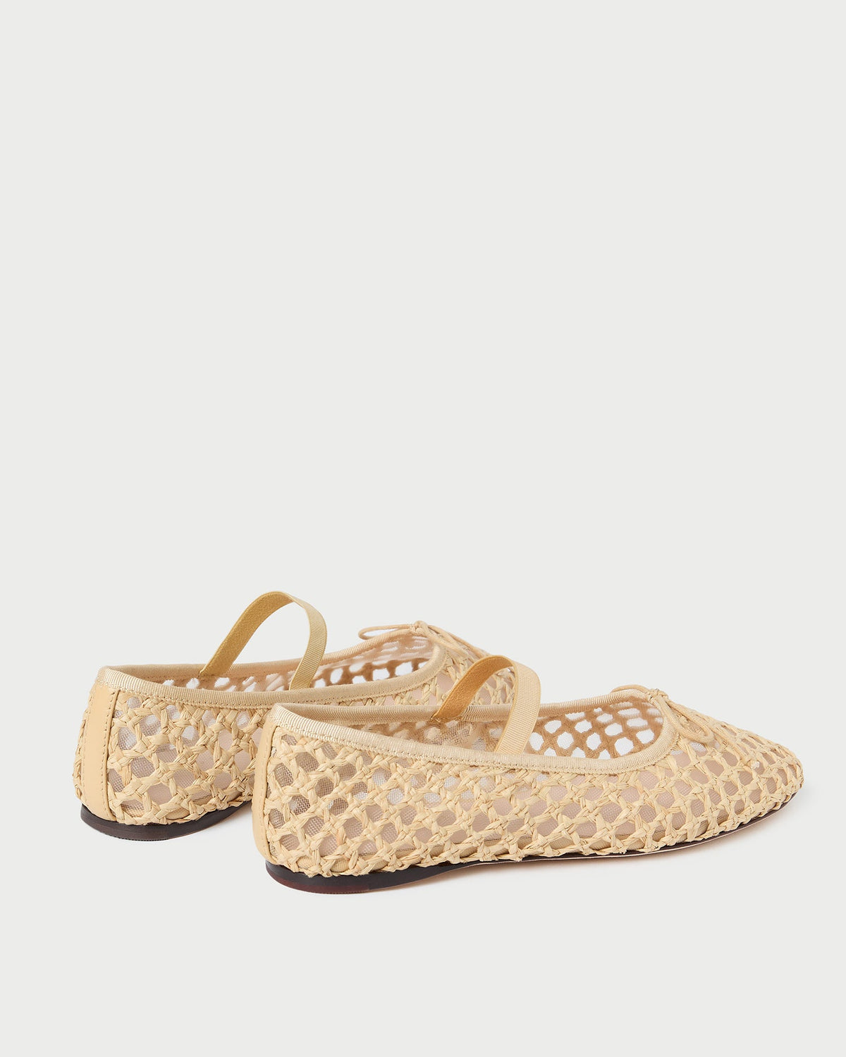 Loeffler Randall Everyday - Leonie Natural Crochet Ballet Flat