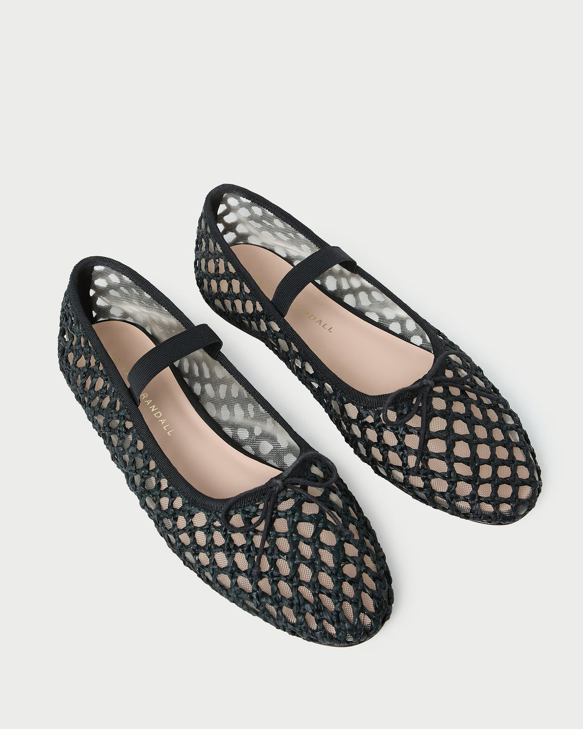 Loeffler Randall Trending - Leonie Black Crochet Ballet Flat