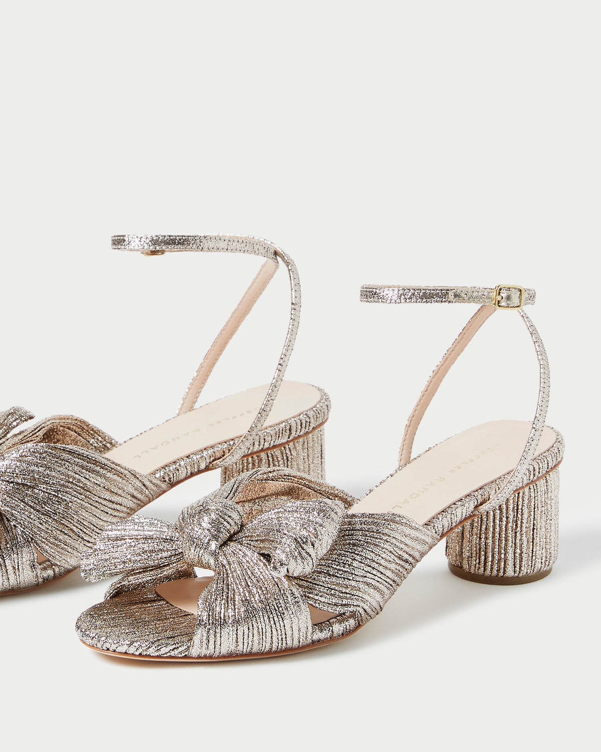 Loeffler Randall Best Price - Dahlia Champagne Pleated Bow Heel