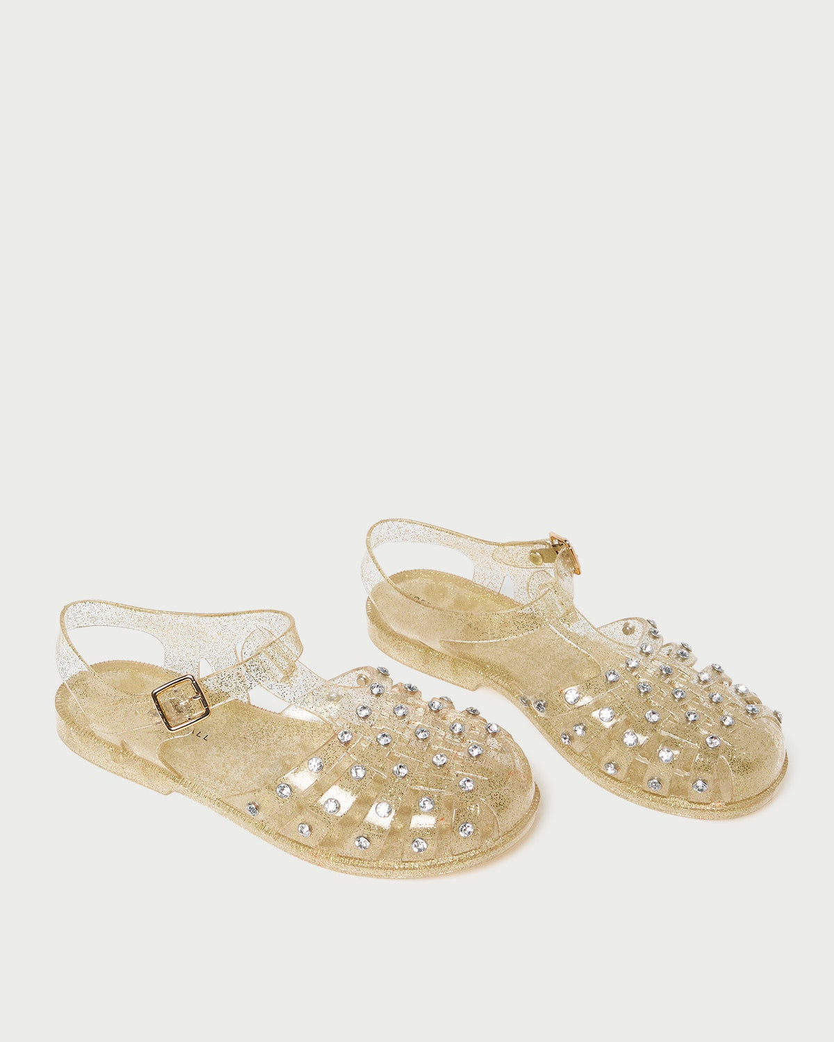 Loeffler Randall Smart Buy - Rhys Champagne Glitter Jelly Sandal