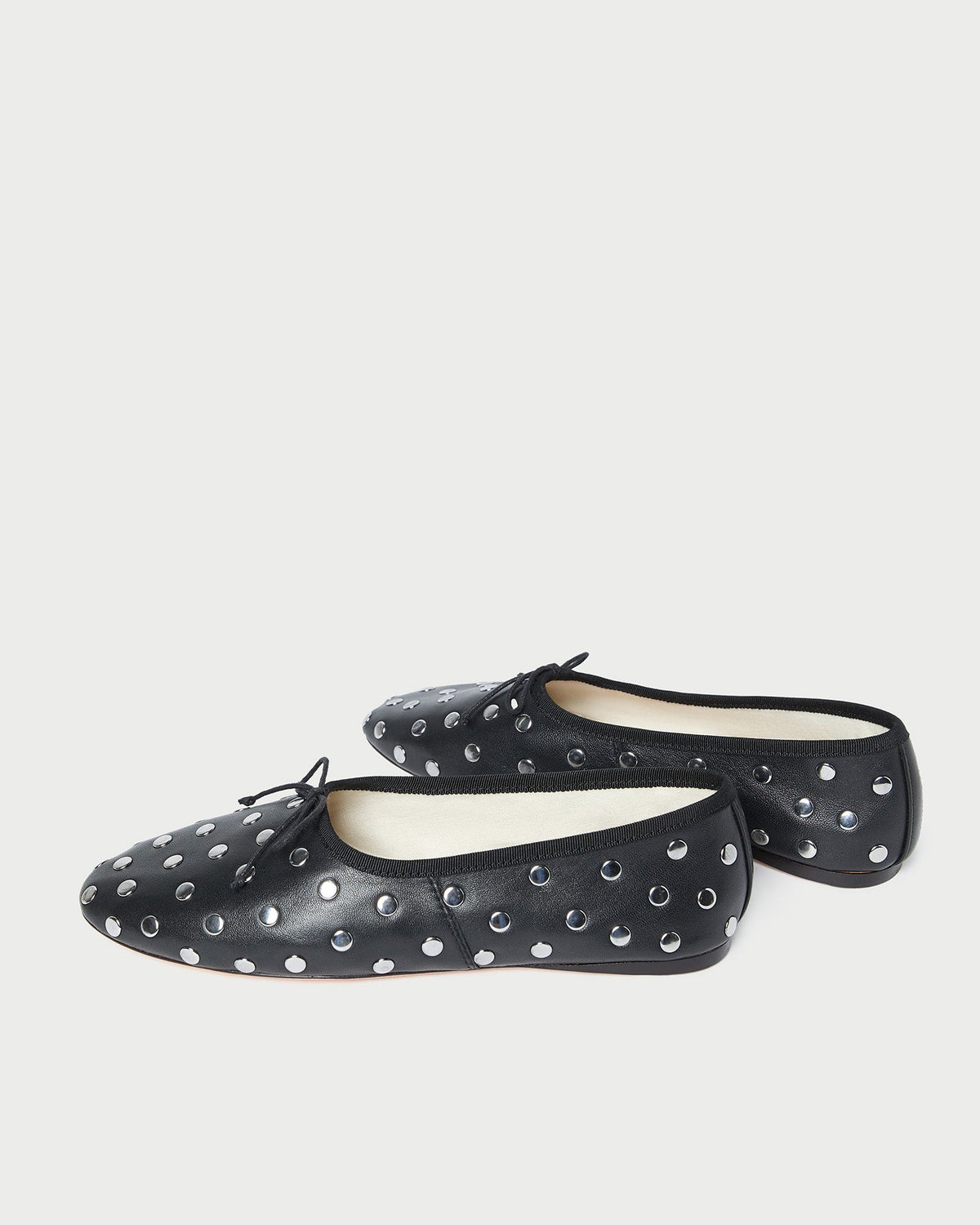 Loeffler Randall Trusted - Landon Black/Silver Ballet Flat