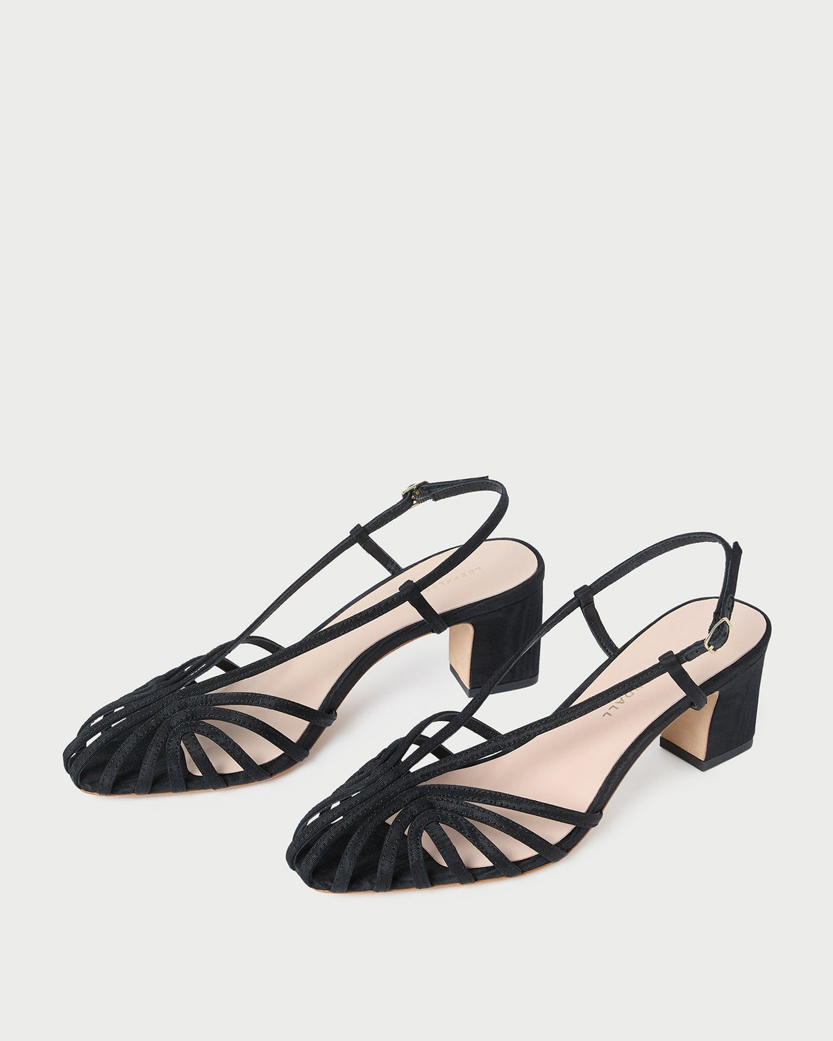 Loeffler Randall Popular - Priscilla Black Moiré Heeled Sandal