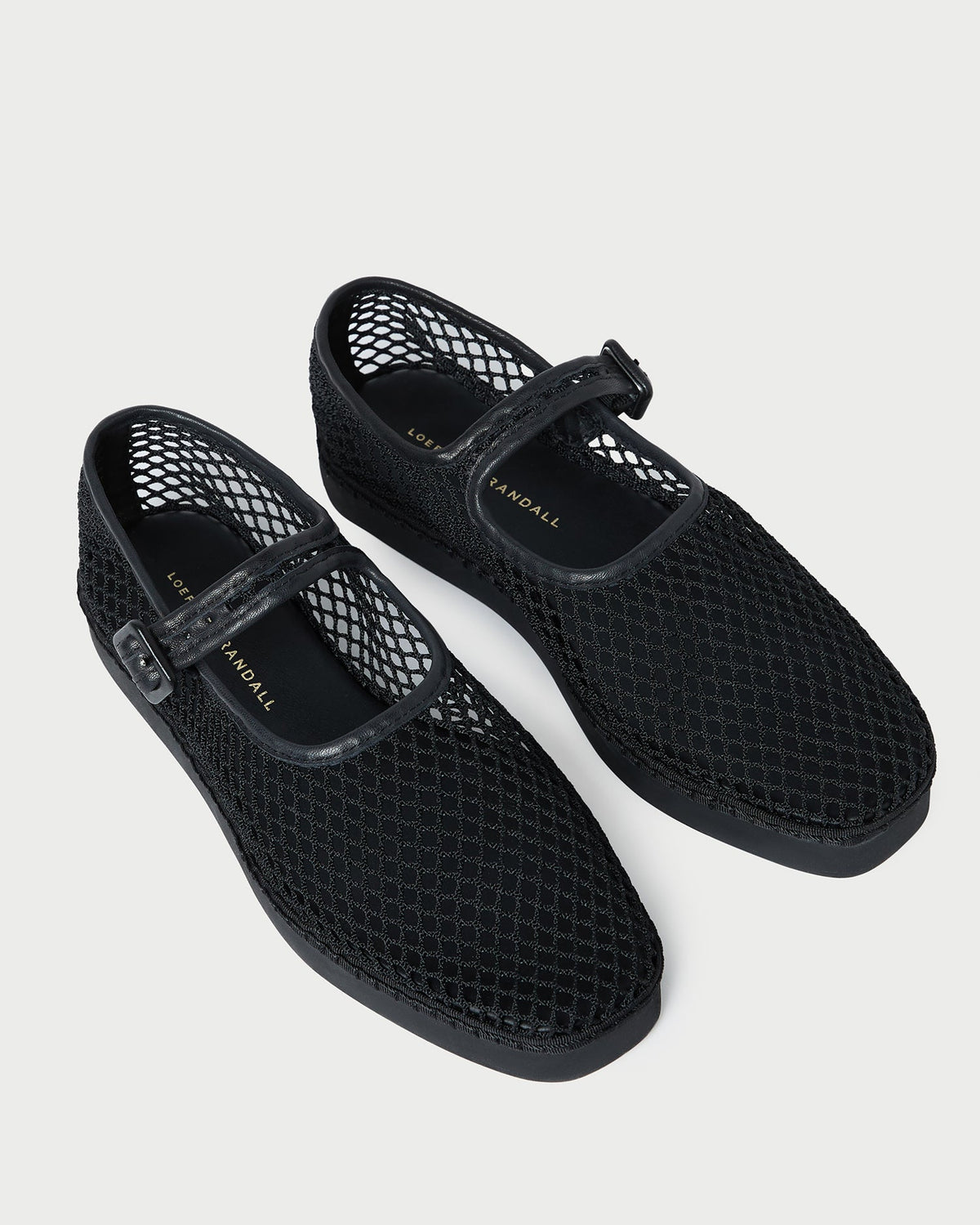 Loeffler Randall Everyday - Rita Black Netted Mary Jane