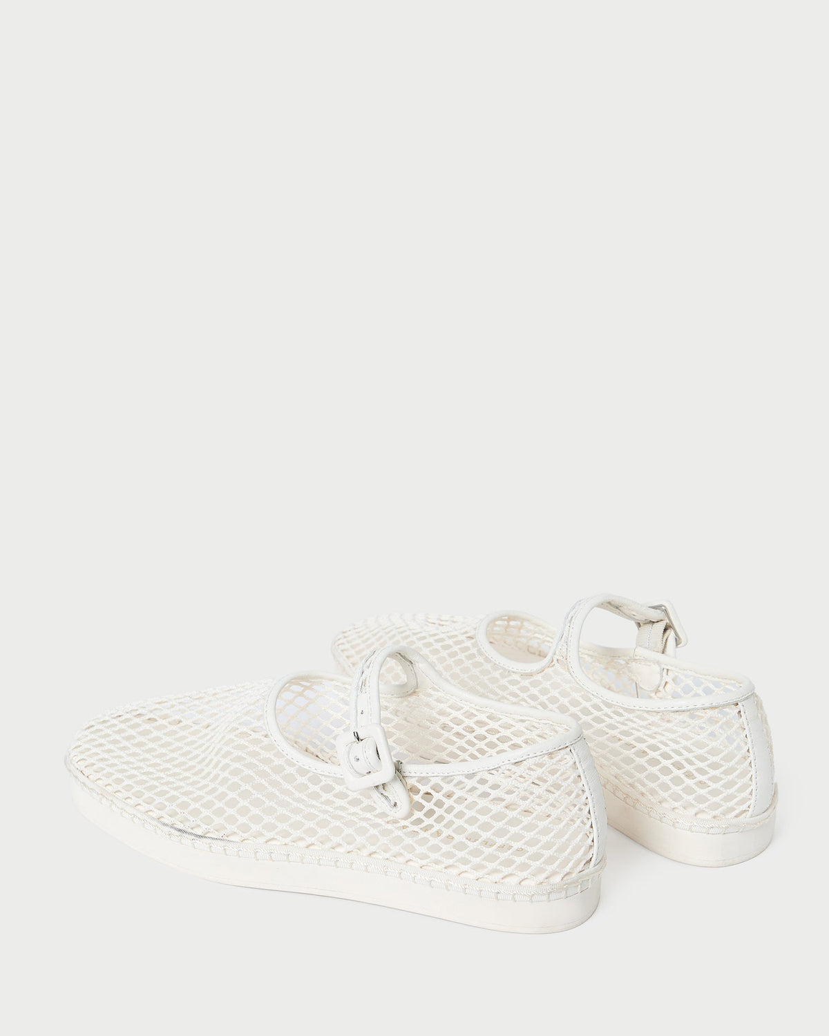 Loeffler Randall Exclusive - Rita White Netted Mary Jane