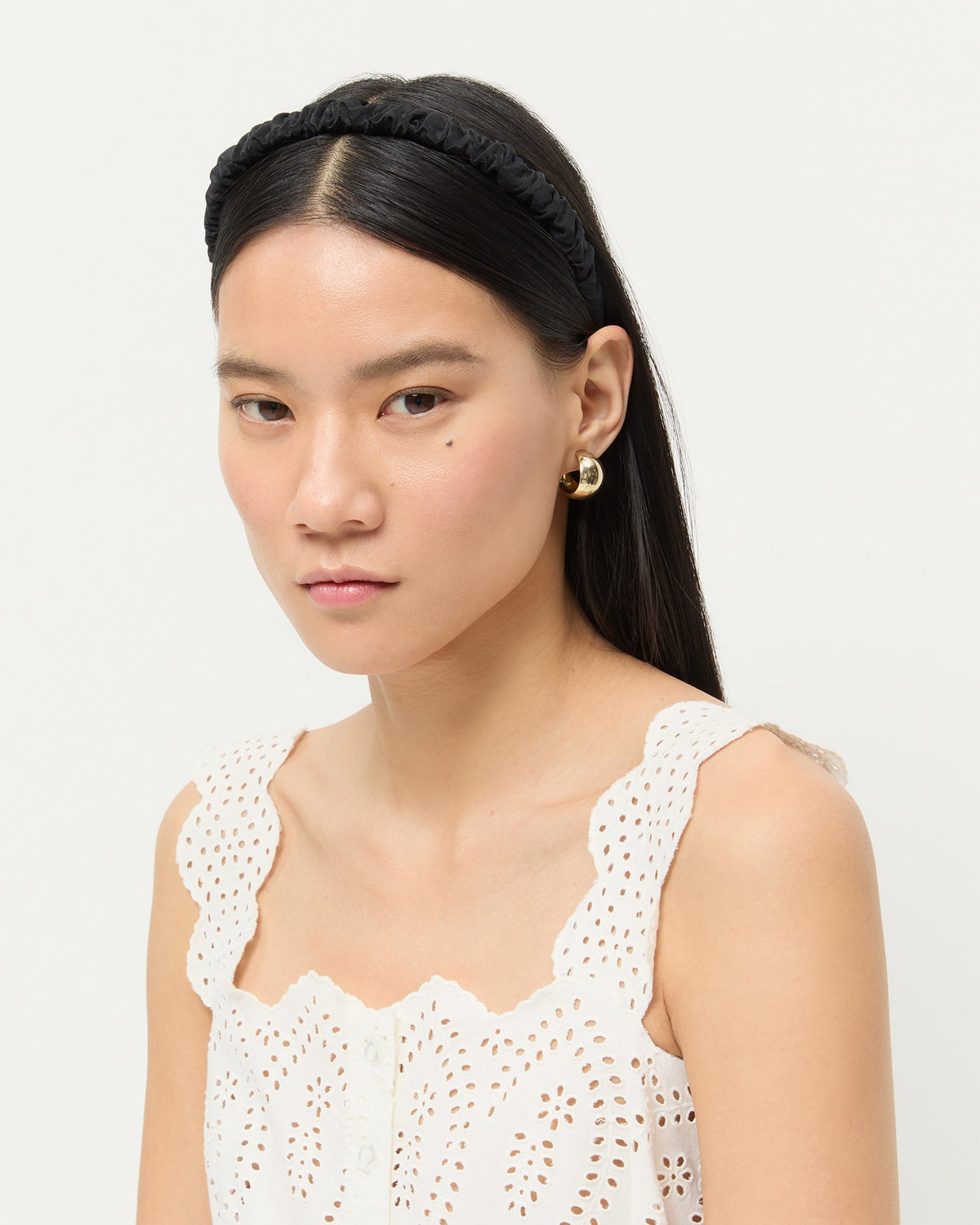 Loeffler Randall Hot Sale - Sabine Black/Cream Headband Set