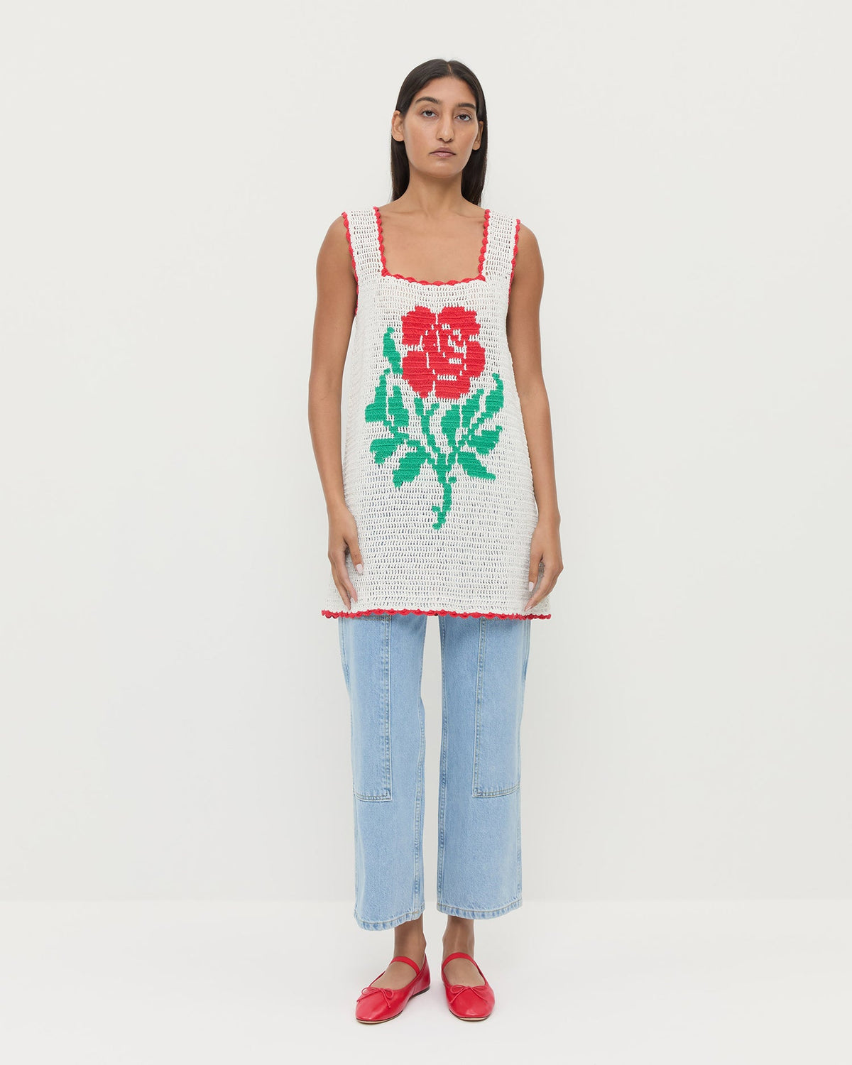 Loeffler Randall Hot Sale - Helena Crochet Dress