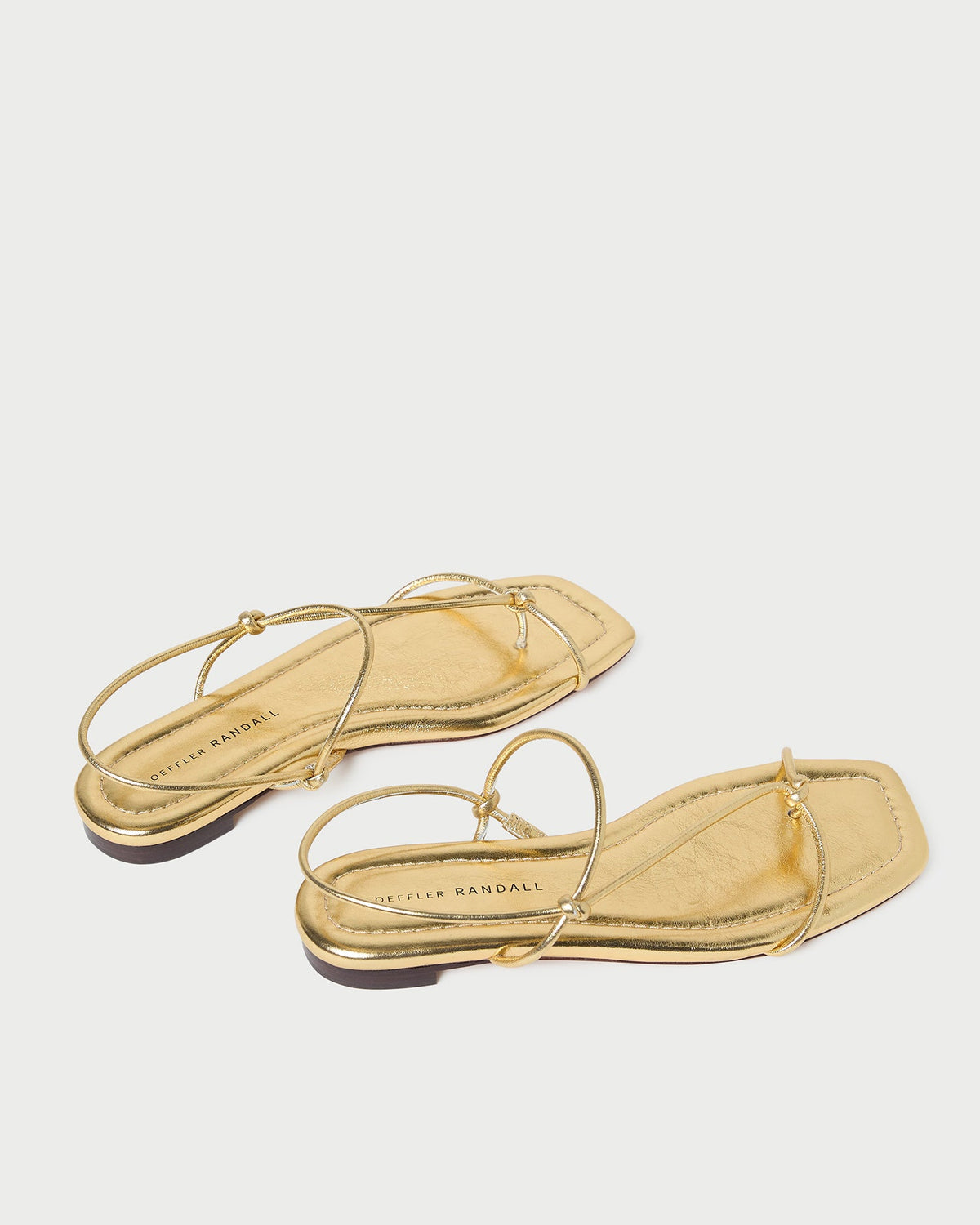 Loeffler Randall Latest - Eleanor Gold Strappy Sandal