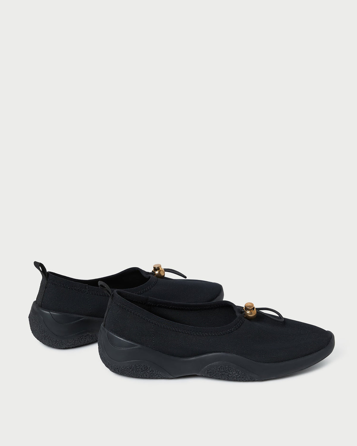 Loeffler Randall Signature - Raina Black Mesh Flat