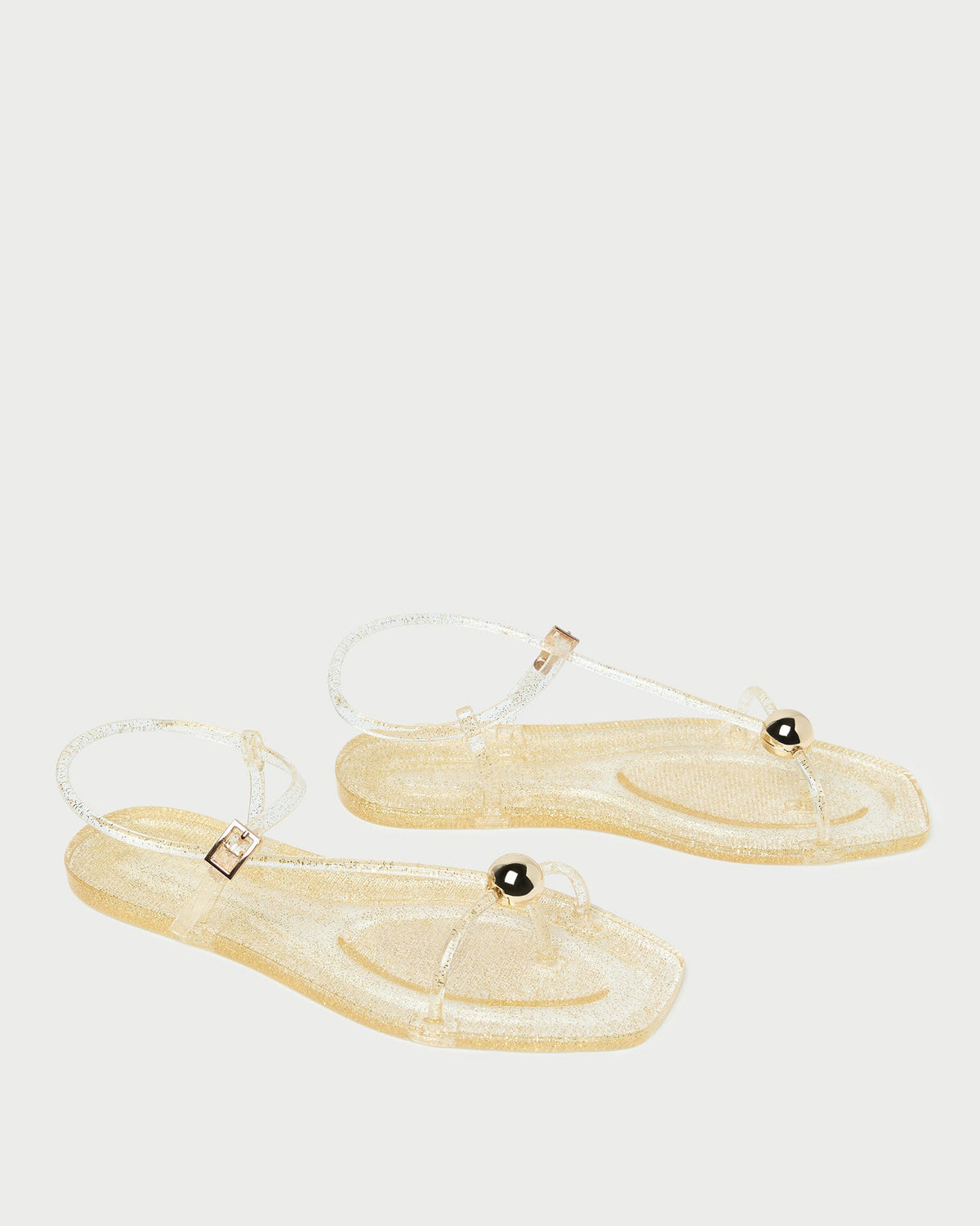 Loeffler Randall Great Value - Dana Champagne Strappy Jelly Sandal