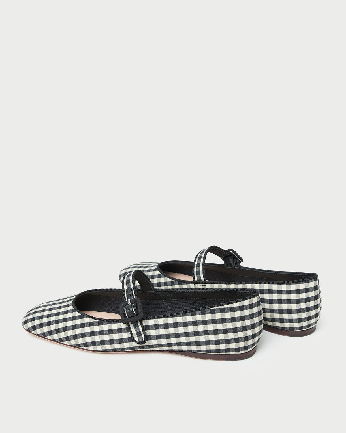 Loeffler Randall Featured - Ginger Black/White Gingham Mary Jane