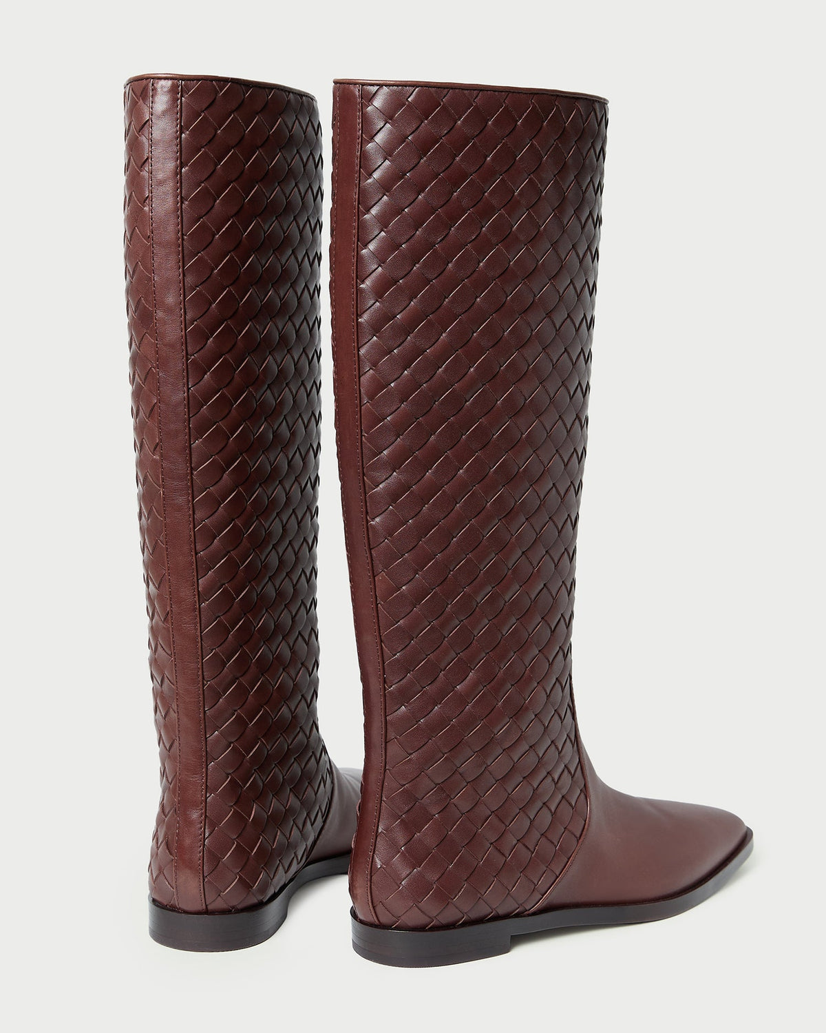 Loeffler Randall Hot Sale - Tilly Espresso Woven Leather Boot