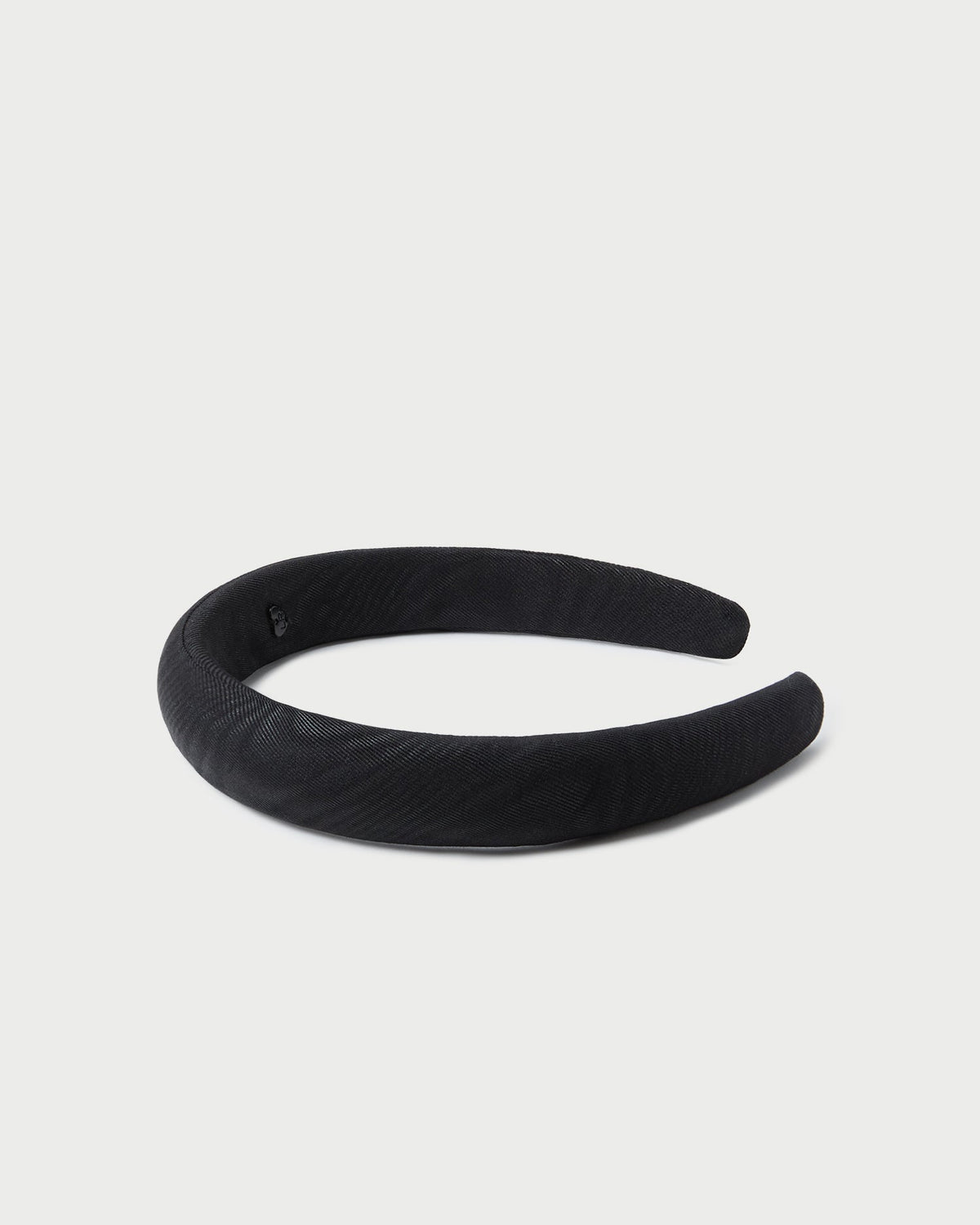 Loeffler Randall Deals - Marina Black Moiré Puffy Headband