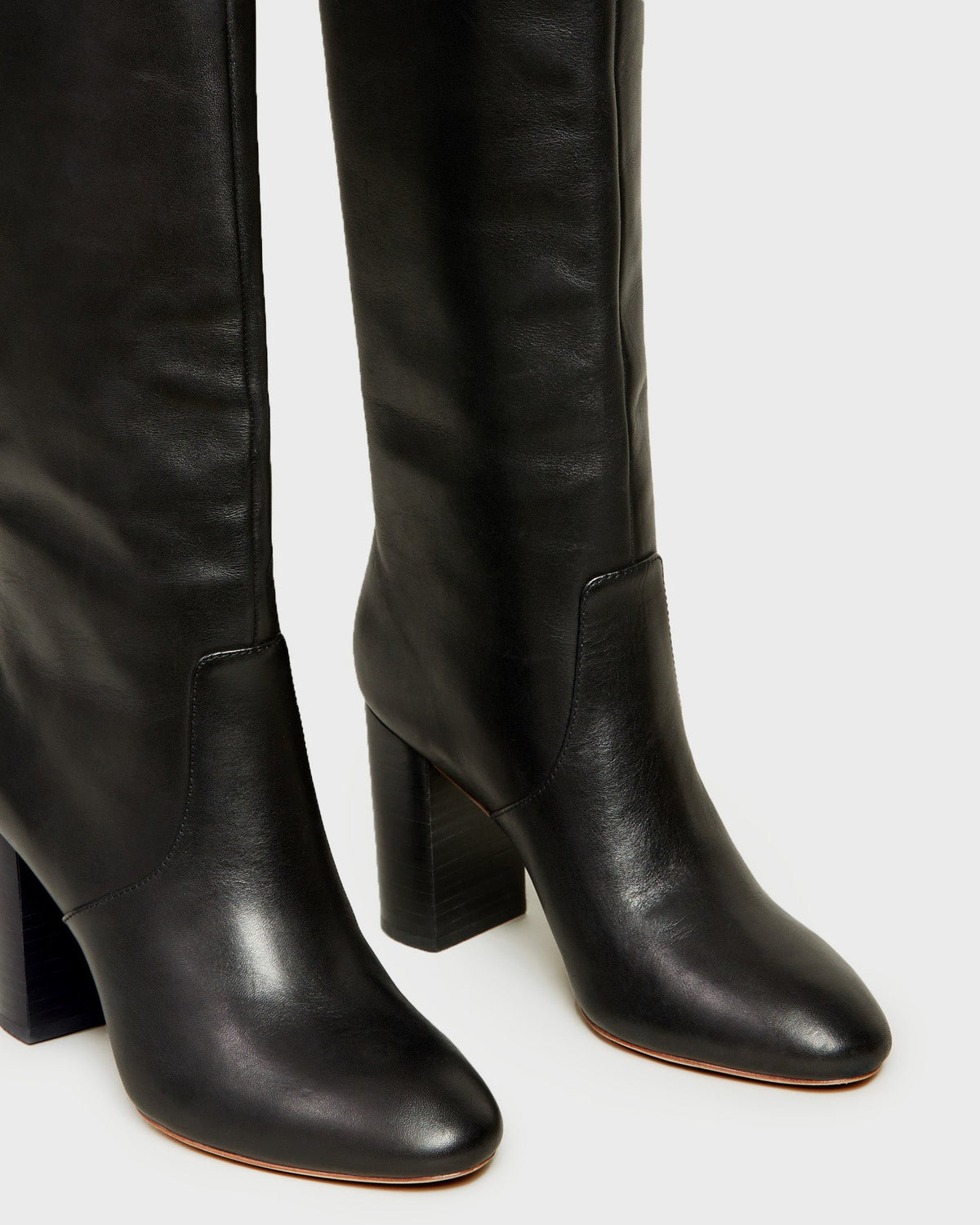Loeffler Randall Discount - Goldy Black Leather Tall Boot