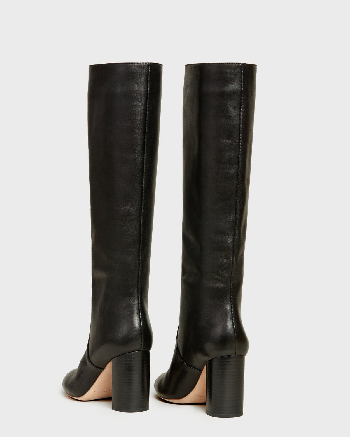 Loeffler Randall Discount - Goldy Black Leather Tall Boot