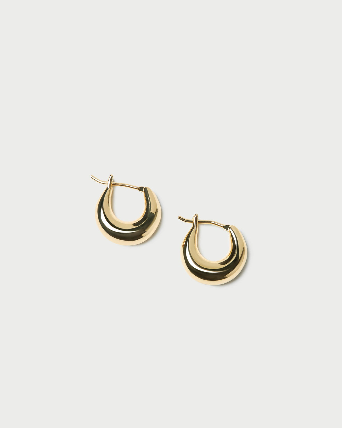 Loeffler Randall Customer Favorite - Adeline Gold Mini Dome Hoop Earring