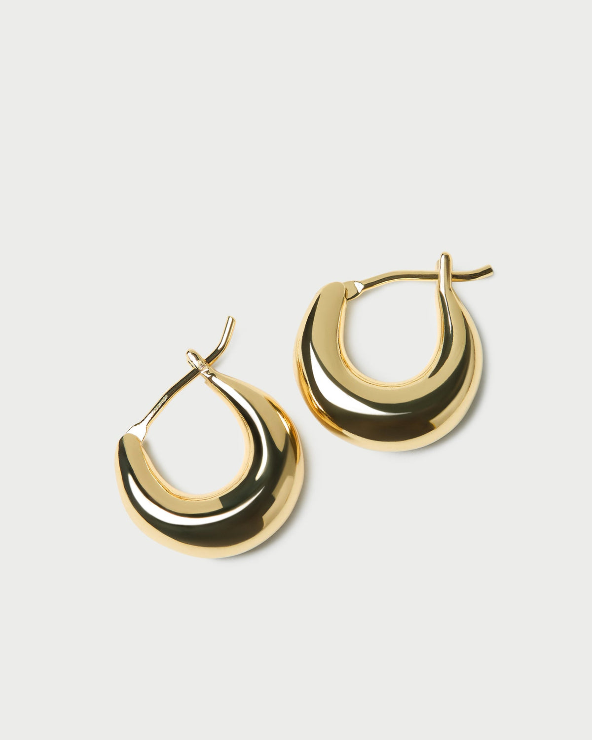 Loeffler Randall Customer Favorite - Adeline Gold Mini Dome Hoop Earring