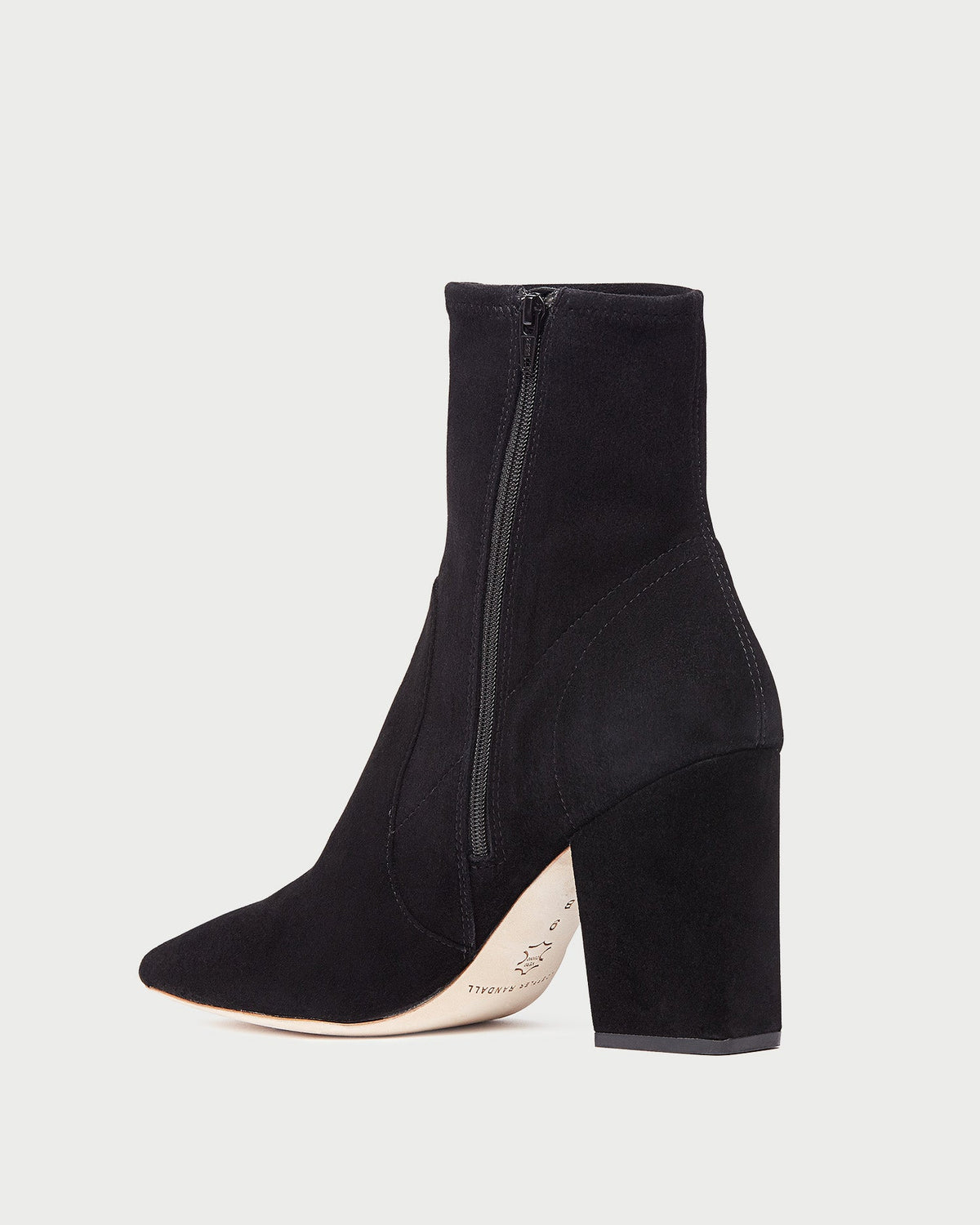 Loeffler Randall Trending - Isla Black Suede Ankle Bootie