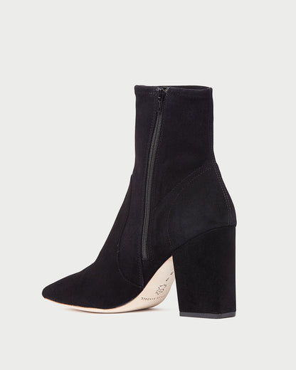 Loeffler Randall Trending - Isla Black Suede Ankle Bootie