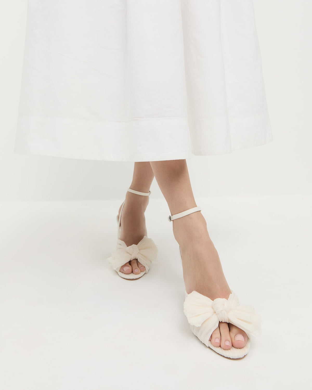 Loeffler Randall Best Price - Camellia Pearl Pleated Bow Heel