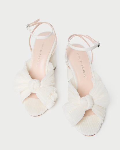 Loeffler Randall Best Price - Camellia Pearl Pleated Bow Heel