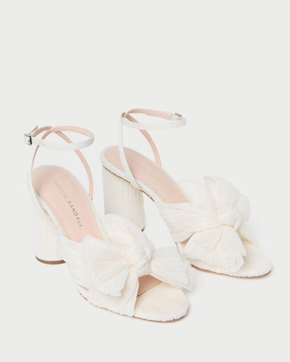 Loeffler Randall Best Price - Camellia Pearl Pleated Bow Heel