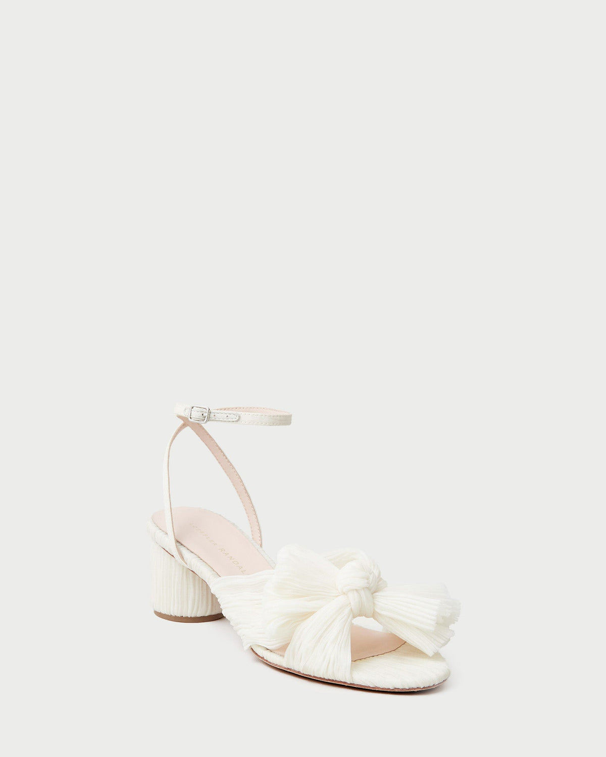 Loeffler Randall Signature - Dahlia Pearl Pleated Bow Heel