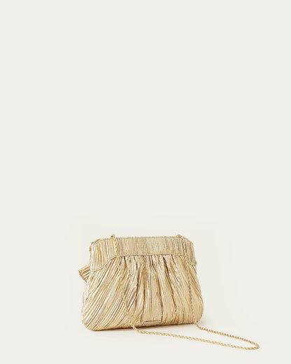 Loeffler Randall Classic - Rayne Gold Bow Clutch