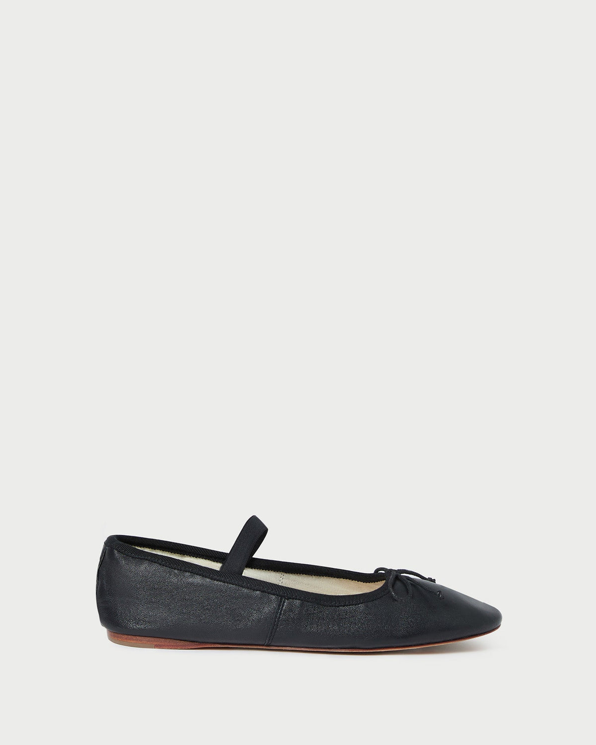 Loeffler Randall Recommended - Leonie Black Leather Ballet Flat
