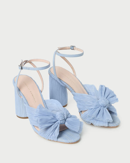Loeffler Randall Hot Sale - Camellia Blue Pleated Bow Heel