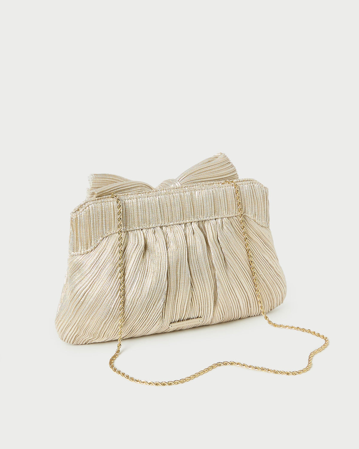 Loeffler Randall Top Pick - Rayne Platinum Bow Clutch