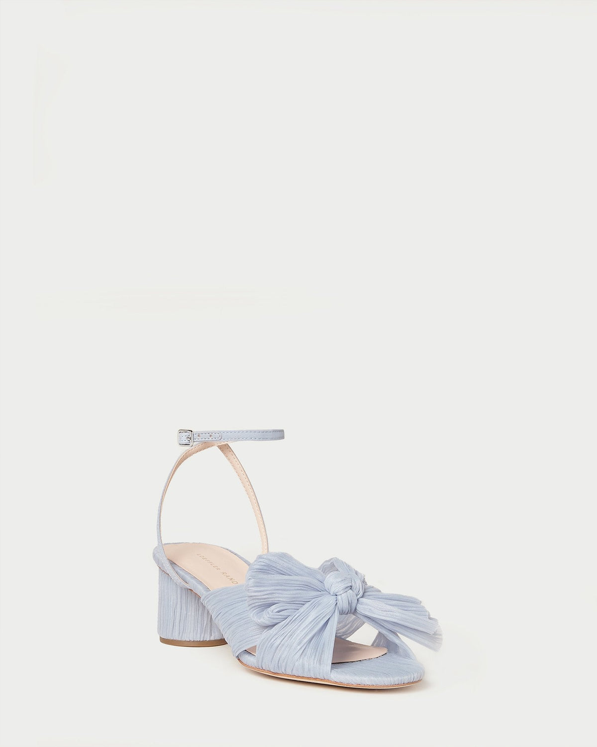 Loeffler Randall Signature - Dahlia Blue Pleated Bow Heel
