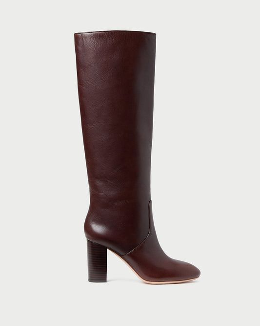 Loeffler Randall Best Seller - Goldy Espresso Leather Tall Boot