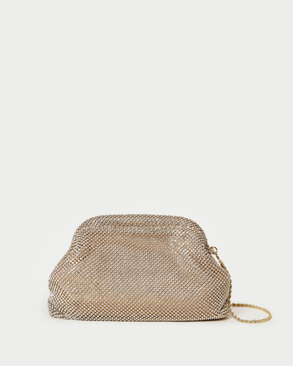 Loeffler Randall Premium - Doreen Gold Diamanté Frame Pouch