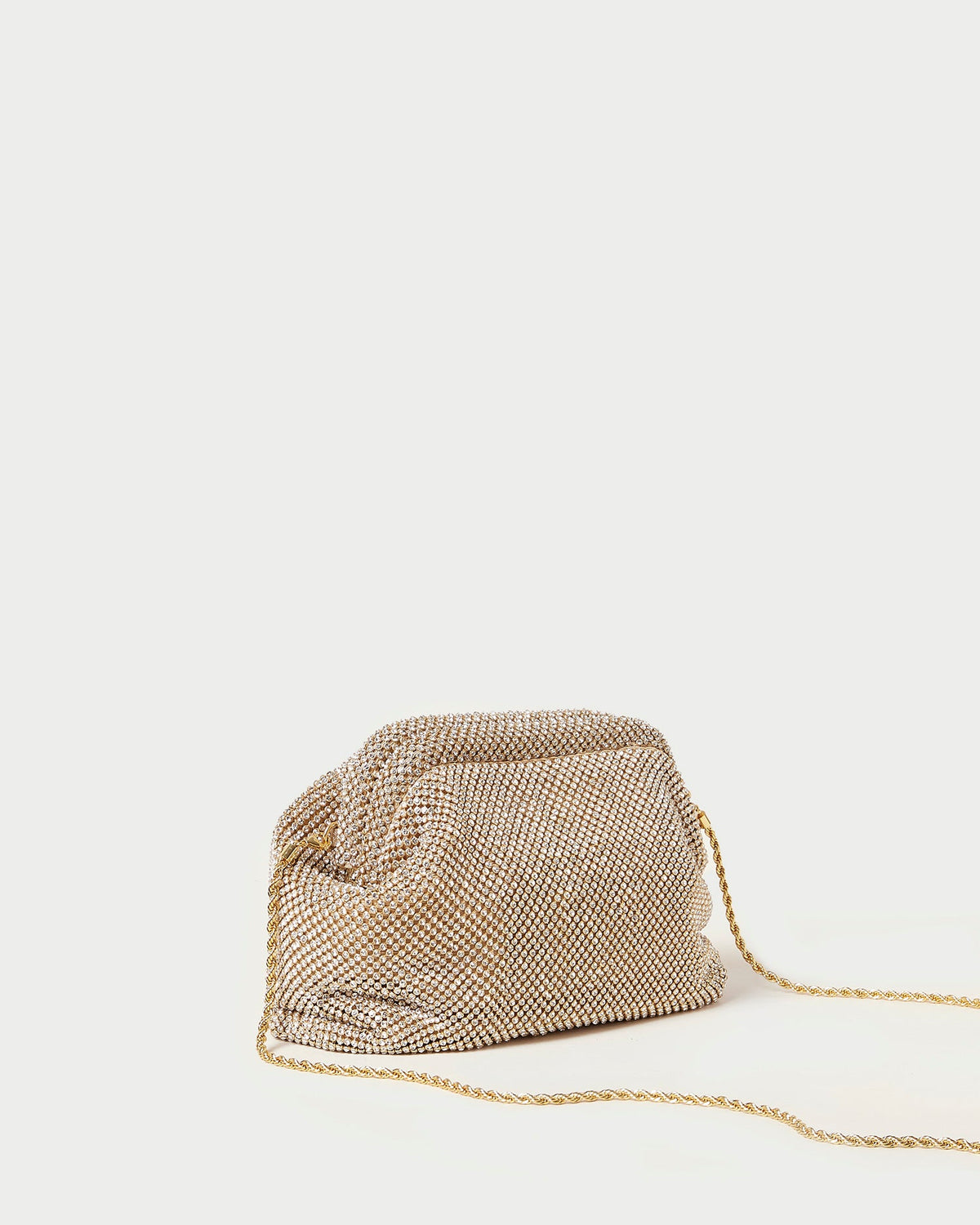 Loeffler Randall Premium - Doreen Gold Diamanté Frame Pouch