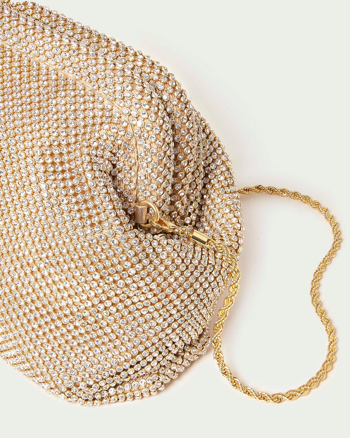 Loeffler Randall Premium - Doreen Gold Diamanté Frame Pouch
