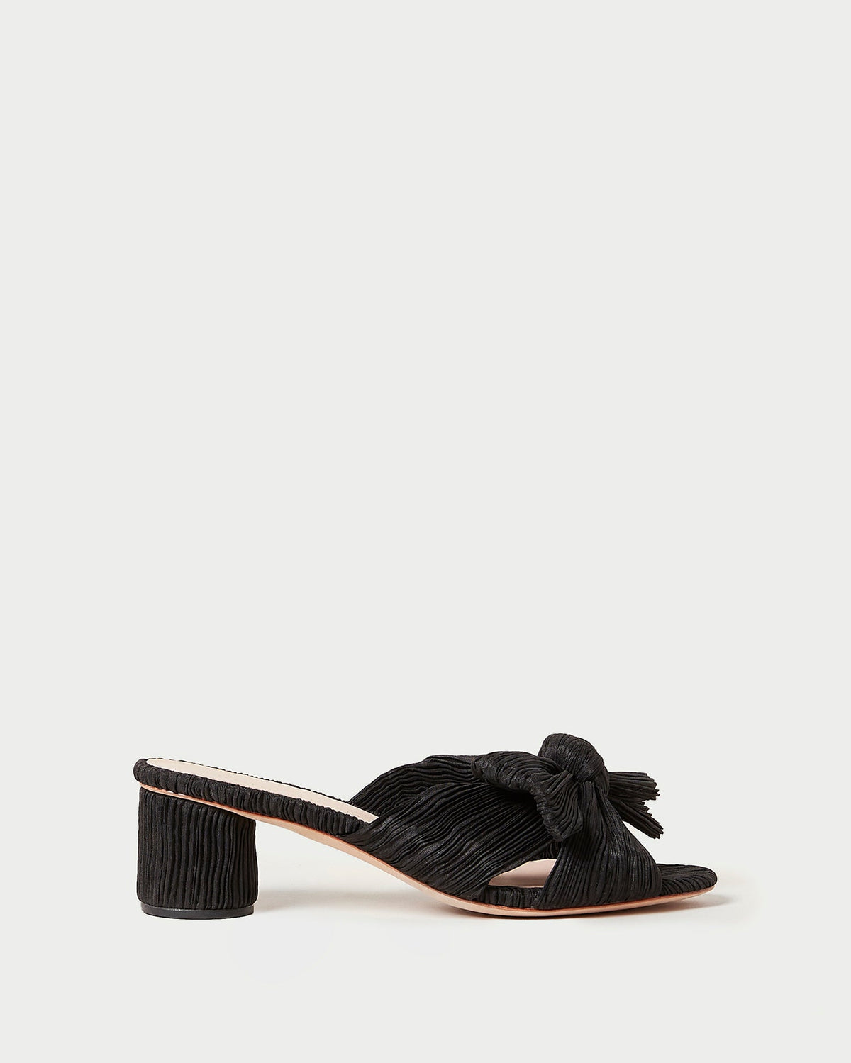 Loeffler Randall Deals - Emilia Black Pleated Bow Heel