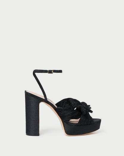 Loeffler Randall Special Offer - Natalia Black Platform Bow Heel