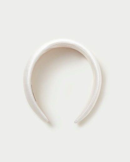 Loeffler Randall Value - Bellamy Cream Satin Headband