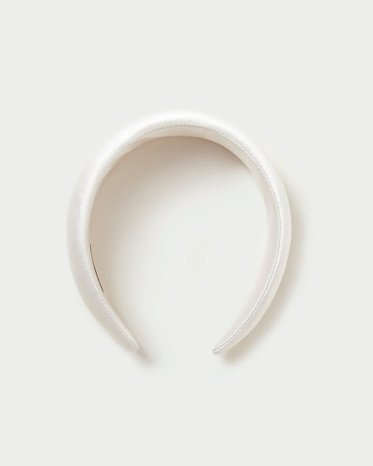 Loeffler Randall Value - Bellamy Cream Satin Headband