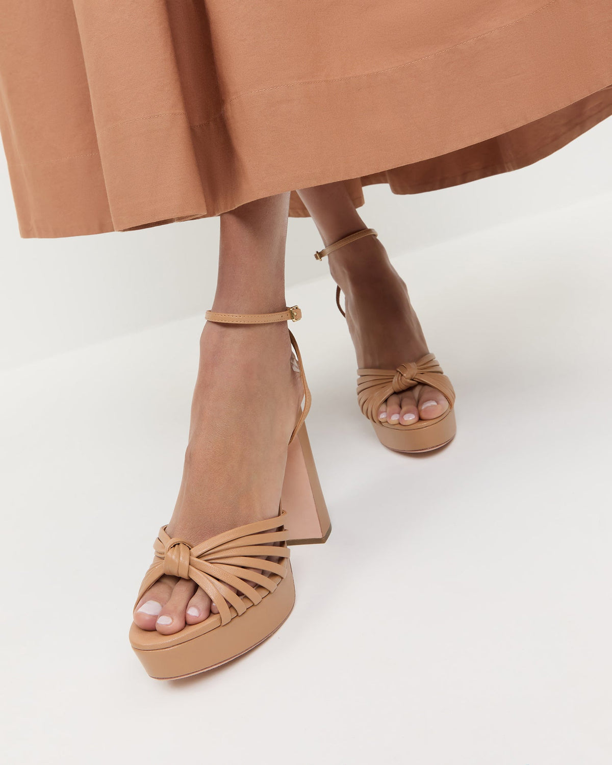 Loeffler Randall Trending - Rivka Dune Knot Platform Sandal