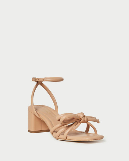 Loeffler Randall Trending - Mikel Dune Bow Mid-Heel Sandal