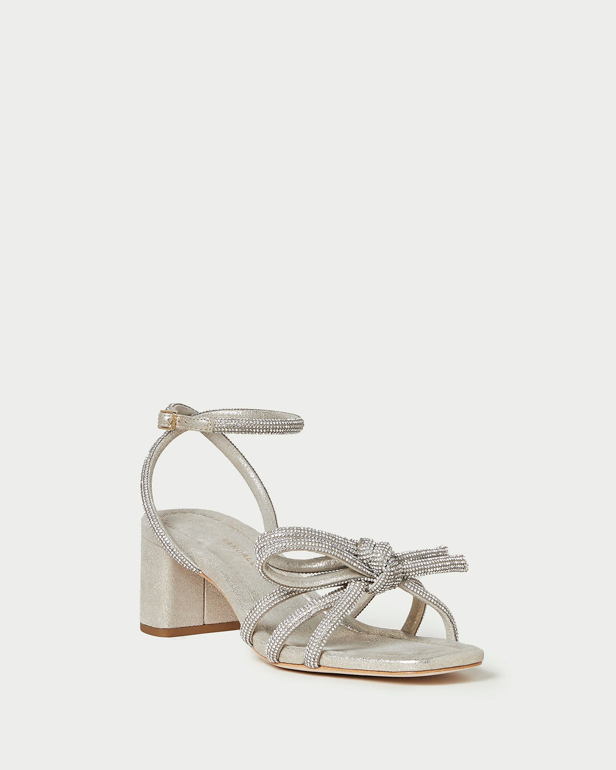 Loeffler Randall Hot Sale - Mikel Cappuccino Bow Mid-Heel Sandal