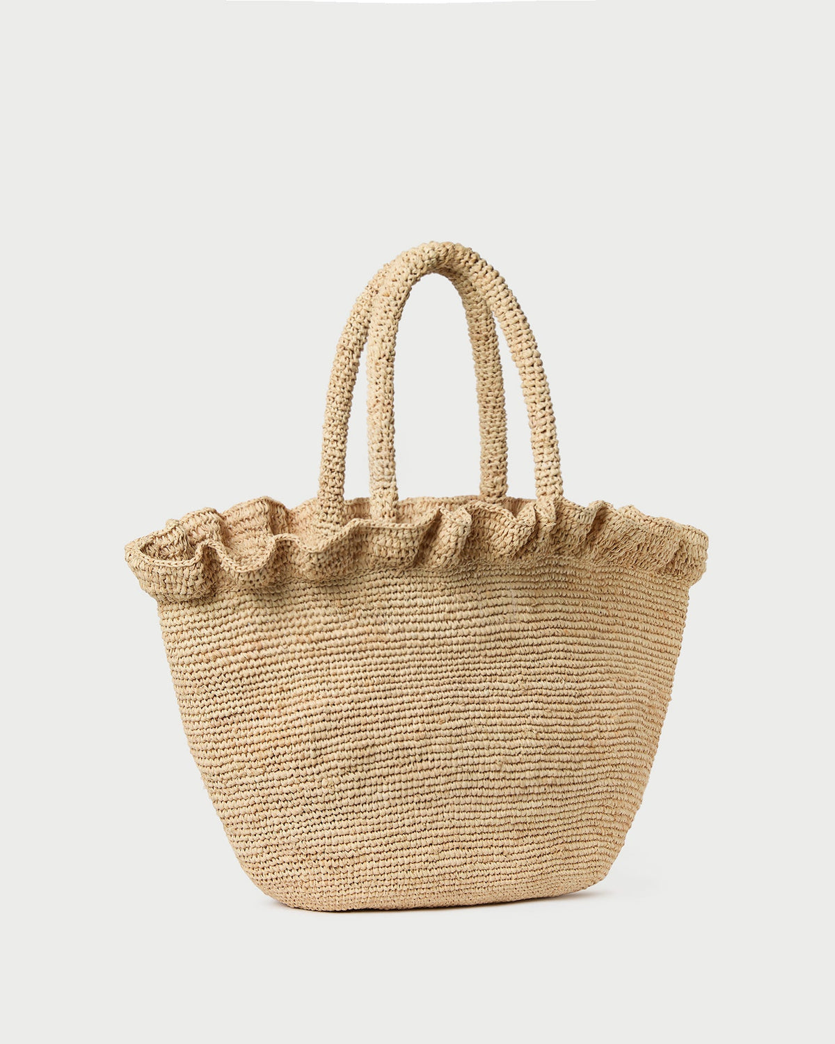 Loeffler Randall Smart Buy - Cyrus Natural Ruffled Woven Tote