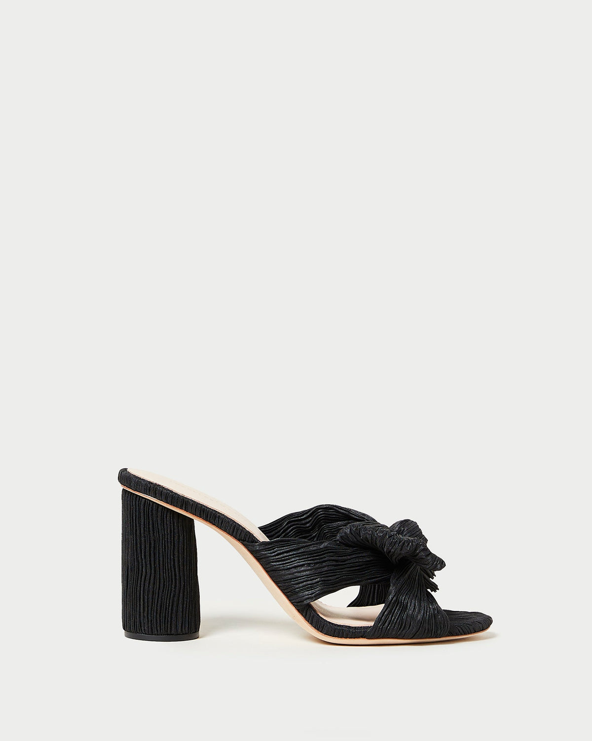 Loeffler Randall Great Value - Penny Black Pleated Bow Heel