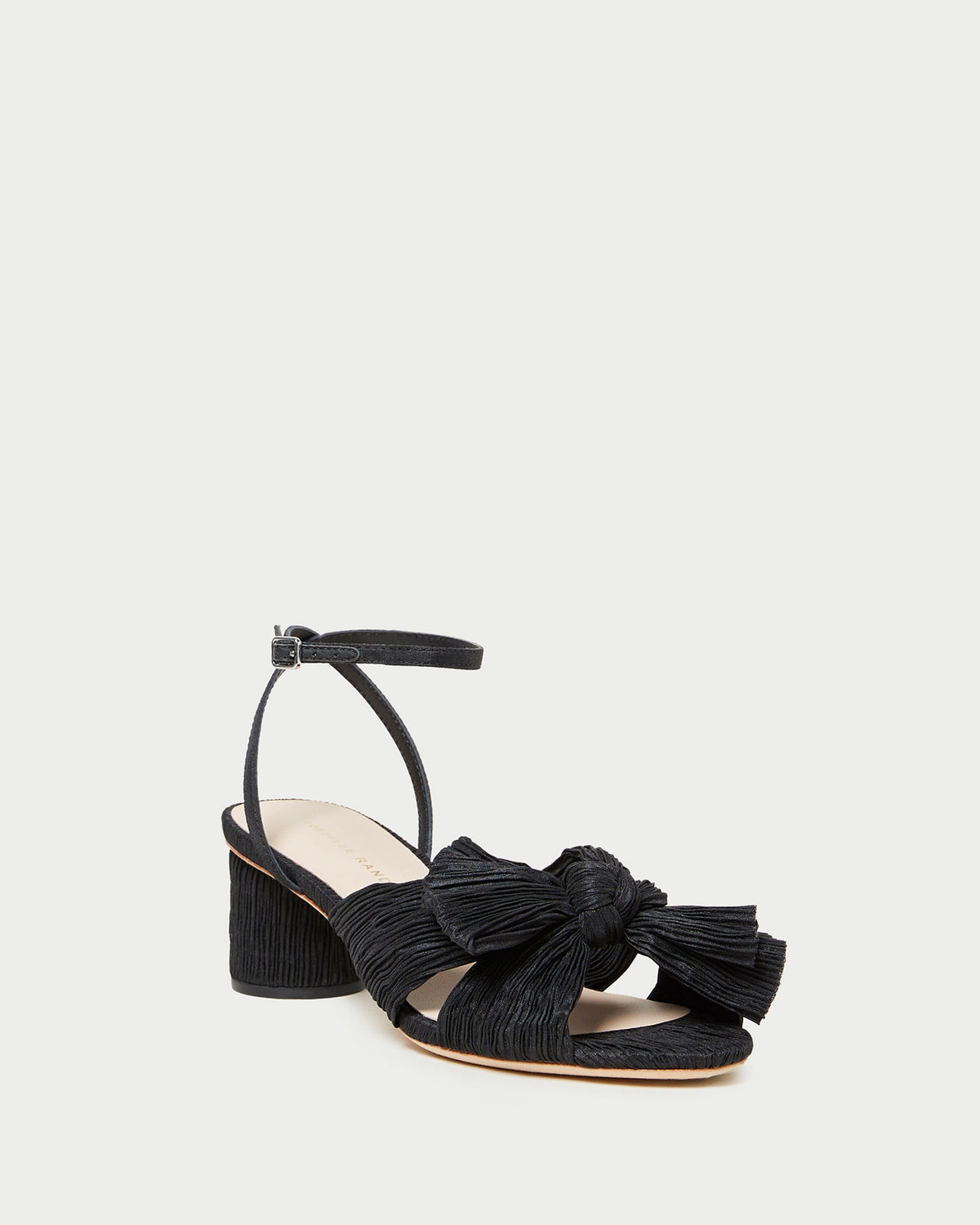 Loeffler Randall Everyday - Dahlia Black Pleated Bow Heel