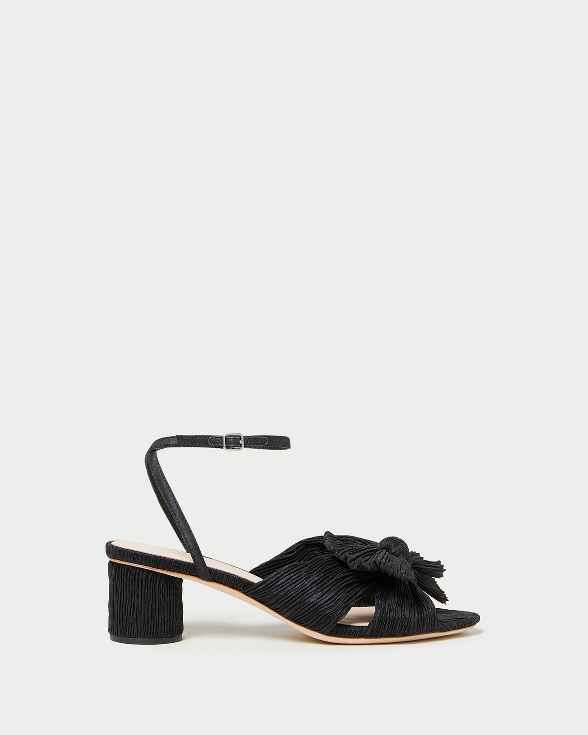 Loeffler Randall Everyday - Dahlia Black Pleated Bow Heel